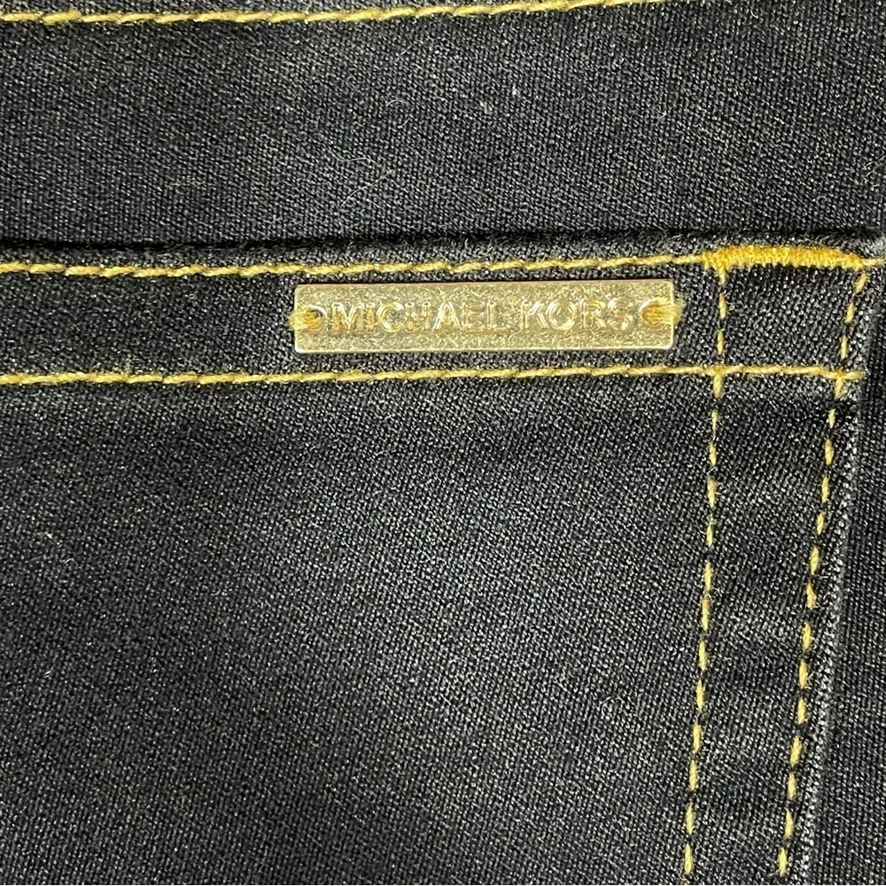 Michael Kors Dark Blue/Black Boot Cut Dressy Casual Closet Staple Jeans - Sz 8